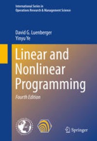 Linear and Nonlinear Programming