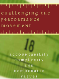 CHALLeNGinG 
 THE 
 PERFORMANCE 
 MOVEMENT