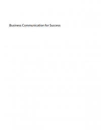 Business Communication for Success