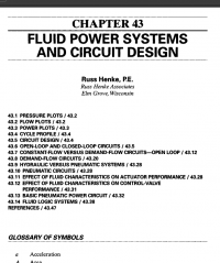FLUID POWER SYSTEMS AND CIRCUIT DESIGN