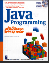 Java programming for absolute beginners