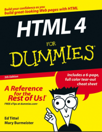 HTML 4
FOR
DUMmIES