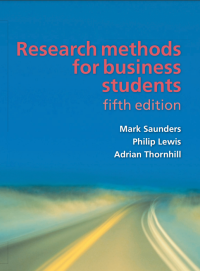 Research methods for business students