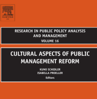 RESEARCH IN PUBLIC POLICY ANALYSIS AND
MANAGEMENT VOLUME 16