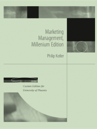 Marketing Management Millenium Edition