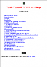 Teach Yourself TCP/IP in 14 Days