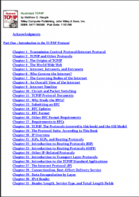 Illustrated TCP/IP